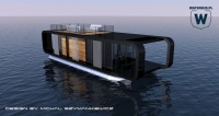 Modern Houseboat - running project