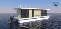 Houseboat Biały - projekt w trakcie realizacji
