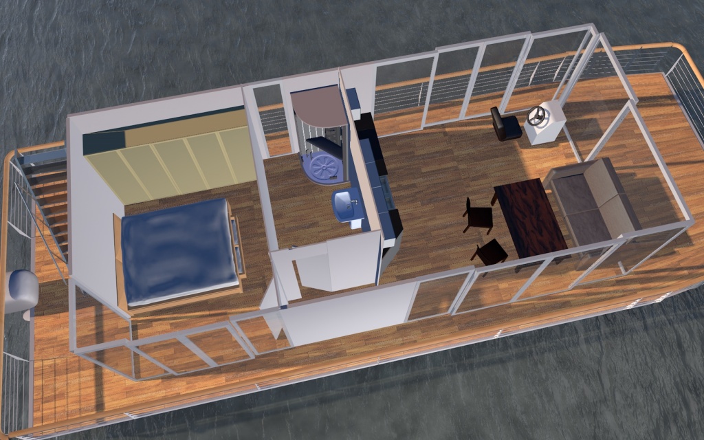 houseboat diy - houseboat - waterbus