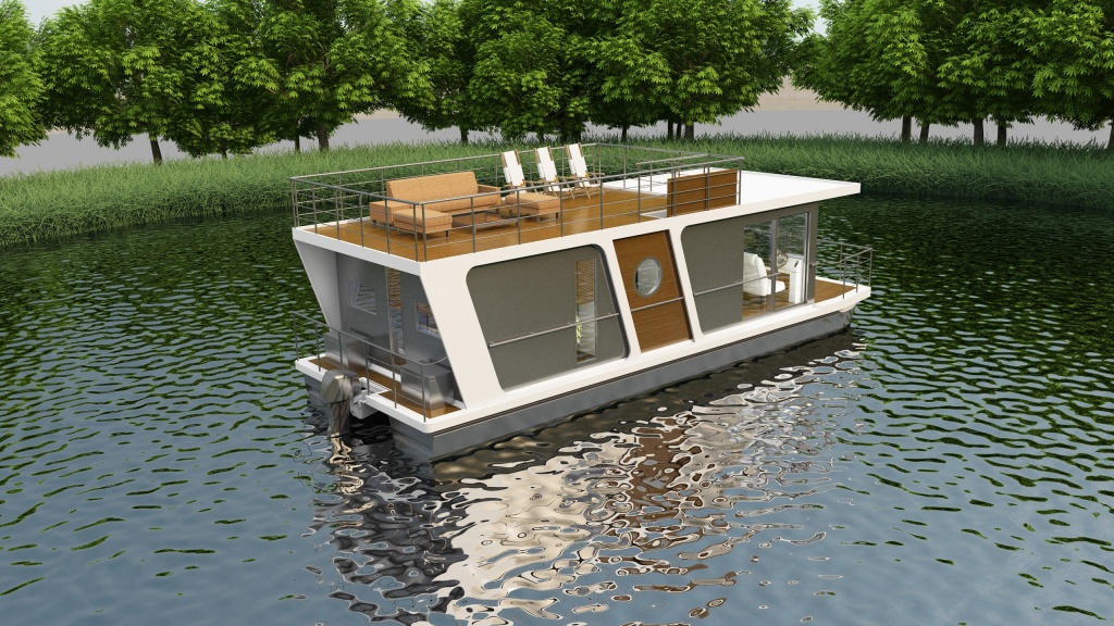 Houseboat Independent 12m Houseboat Waterbus