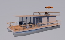 Houseboat "Heimwerker" 12m