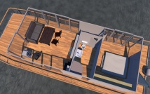 Houseboat "Heimwerker" 12m